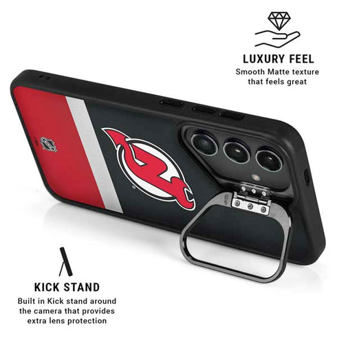 NHL New Jersey Devils Jersey Galaxy S25 Kickstand Case
